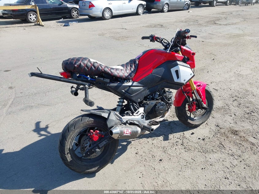 2019 Honda Grom A VIN: MLHJC7556K5100129 Lot: 43587147
