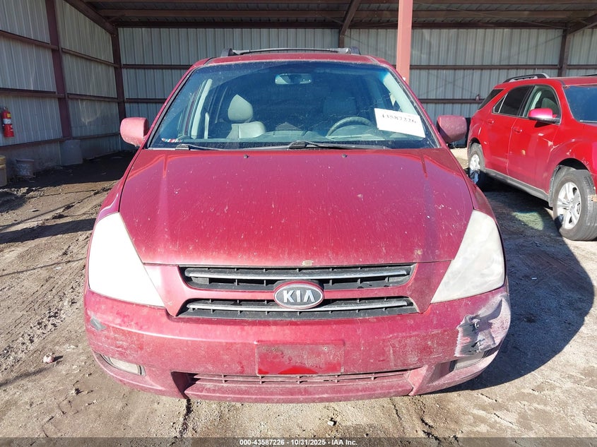 2007 Kia Sedona Ex VIN: KNDMB233276176438 Lot: 43587226