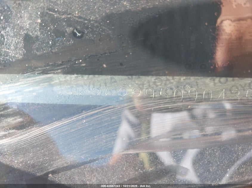 2009 Lexus Is 250 VIN: JTHBK262295090435 Lot: 43587243