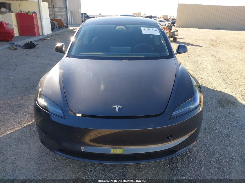 2025 Tesla Model 3 Long Range Rear-Wheel Drive/Standard VIN: 5YJ3E1EA6SF027276 Lot: 43587316