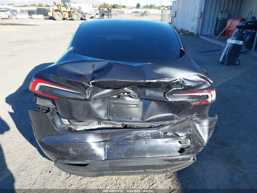 2025 Tesla Model 3 Long Range Rear-Wheel Drive/Standard VIN: 5YJ3E1EA6SF027276 Lot: 43587316