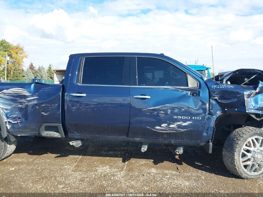 2022 Chevrolet Silverado 3500Hd 4Wd Long Bed High Country VIN: 1GC4YVEY6NF201699 Lot: 43587531