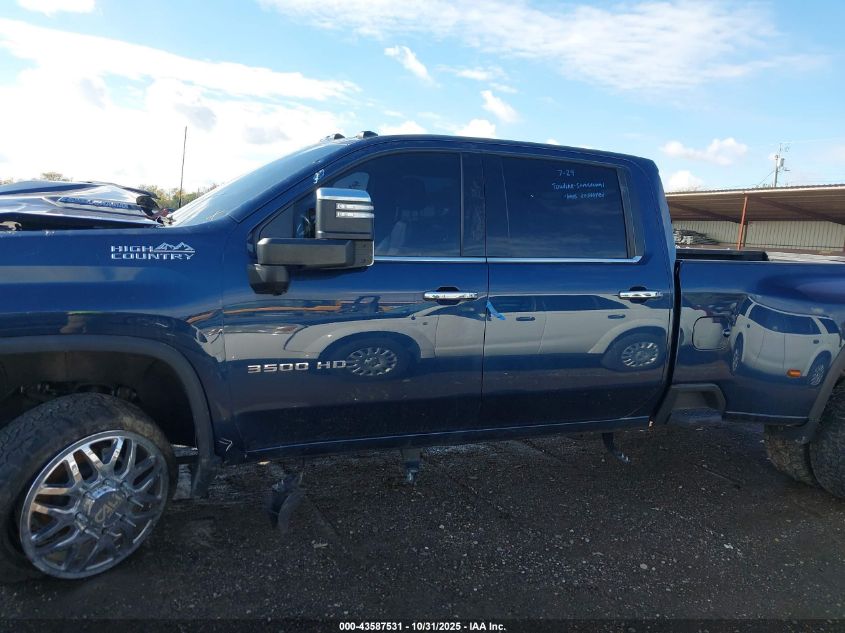 2022 Chevrolet Silverado 3500Hd 4Wd Long Bed High Country VIN: 1GC4YVEY6NF201699 Lot: 43587531