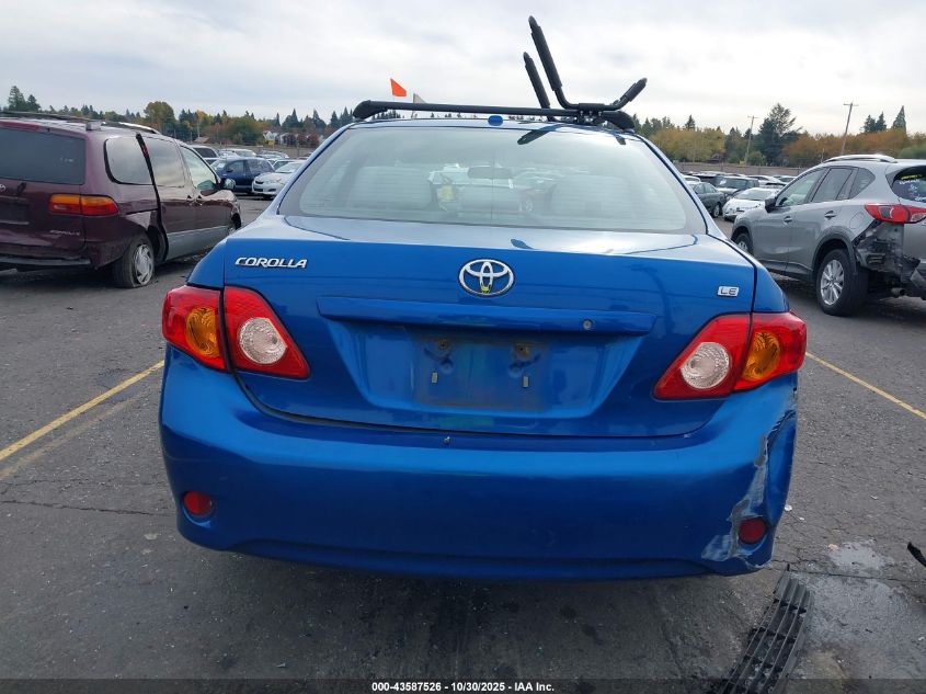 2009 Toyota Corolla Le VIN: 1NXBU40E69Z135467 Lot: 43587526