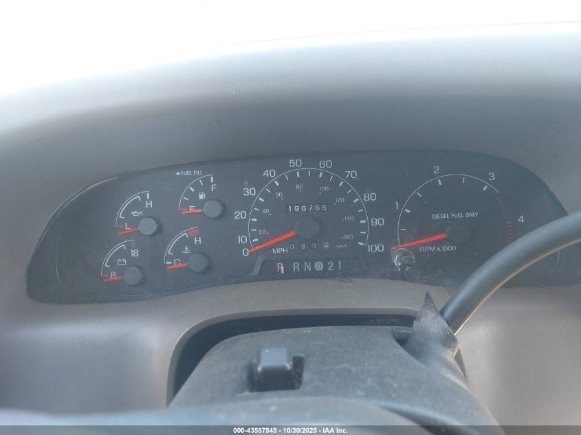 2000 Ford F-350 Lariat/Xl/Xlt VIN: 1FTSW30F5YEC09388 Lot: 43587545