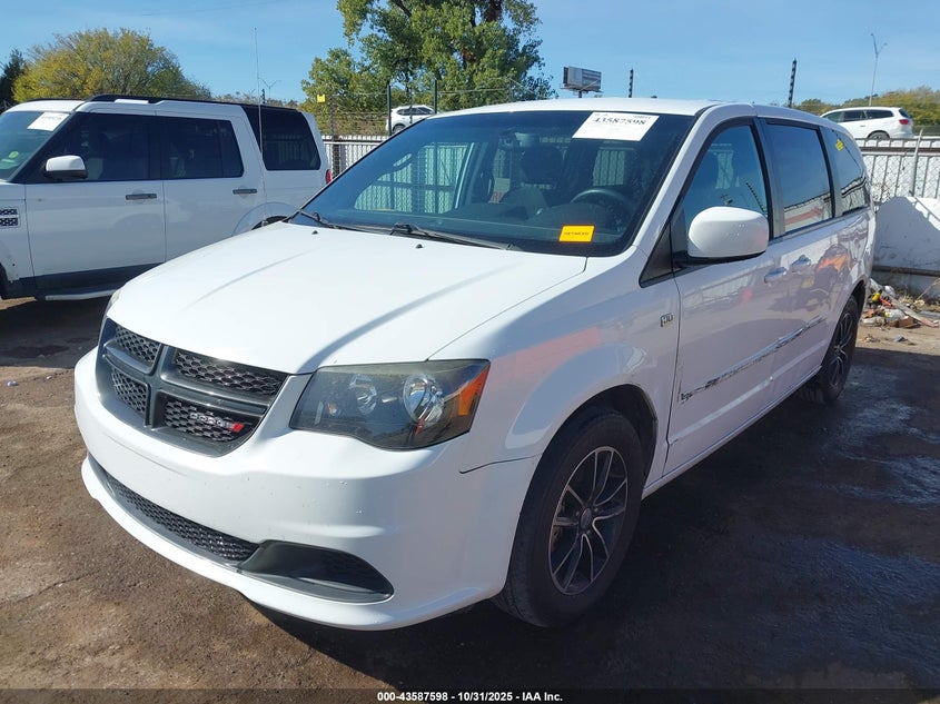 2C4RDGBG7ER340371 2014 DODGE CARAVAN photo no. 2