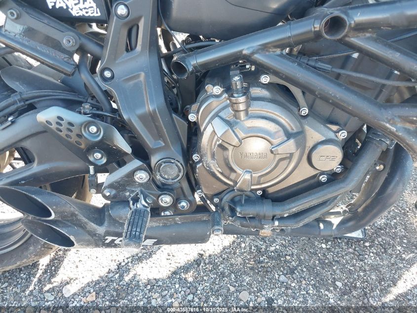 2019 Yamaha Mt07 VIN: JYARM27E3KA004125 Lot: 43587616