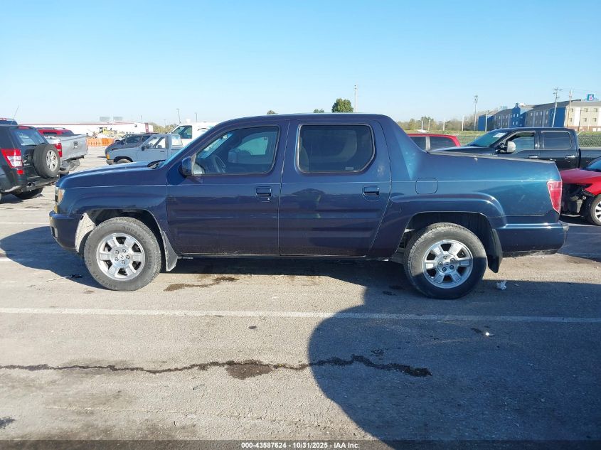 2009 Honda Ridgeline Rts VIN: 5FPYK16479B109672 Lot: 43587624