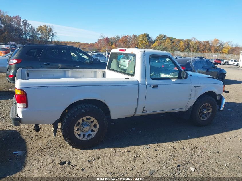 1998 Ford Ranger Splash/Xl/Xlt VIN: 1FTYR10U0WUB82821 Lot: 43587842