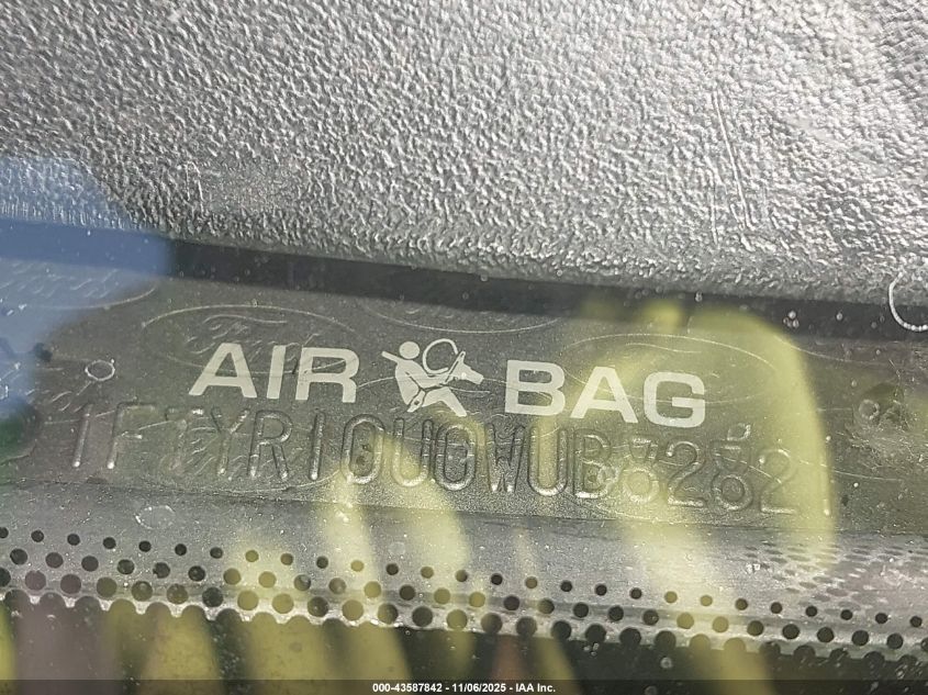 1998 Ford Ranger Splash/Xl/Xlt VIN: 1FTYR10U0WUB82821 Lot: 43587842