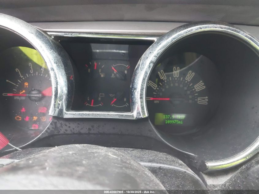 2007 Ford Mustang V6 Deluxe/V6 Premium VIN: 1ZVHT80N975196728 Lot: 43587905