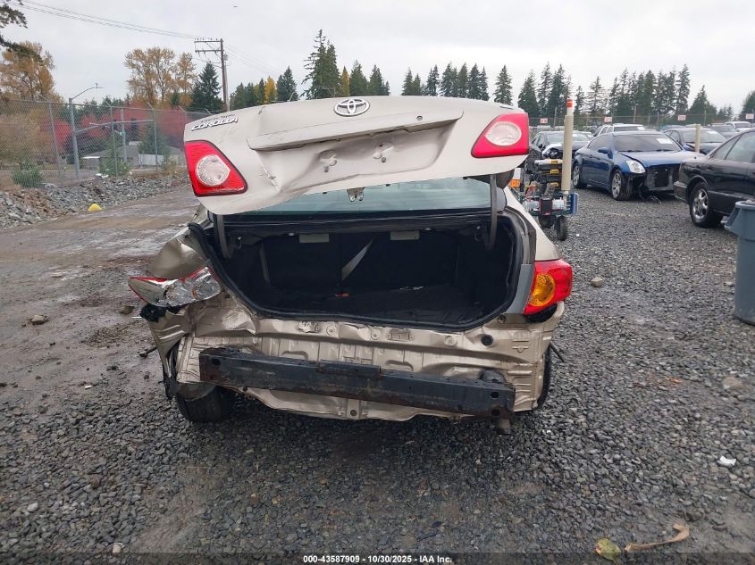 2009 Toyota Corolla Le VIN: 1NXBU40EX9Z063916 Lot: 43587909