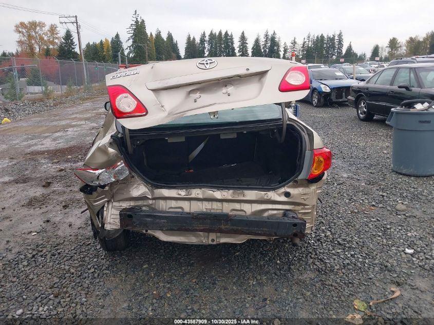 2009 Toyota Corolla Le VIN: 1NXBU40EX9Z063916 Lot: 43587909