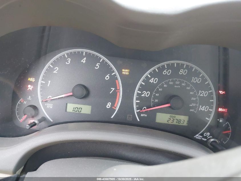 2009 Toyota Corolla Le VIN: 1NXBU40EX9Z063916 Lot: 43587909