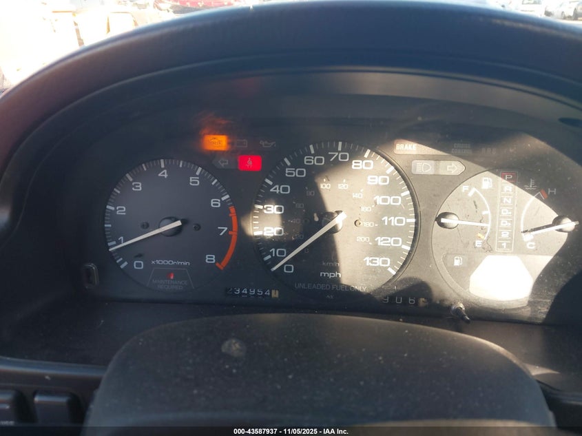 1992 Honda Accord Lx VIN: 1HGCB7658NA187994 Lot: 43587937