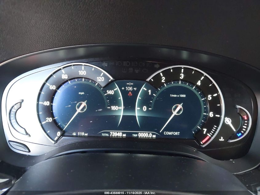 2019 BMW 5 Series 530I VIN: WBAJA5C54KWW08977 Lot: 43588015