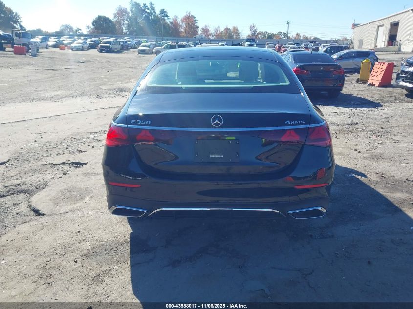2024 Mercedes-Benz E 350 VIN: W1KLF4HB5RA037230 Lot: 43588017