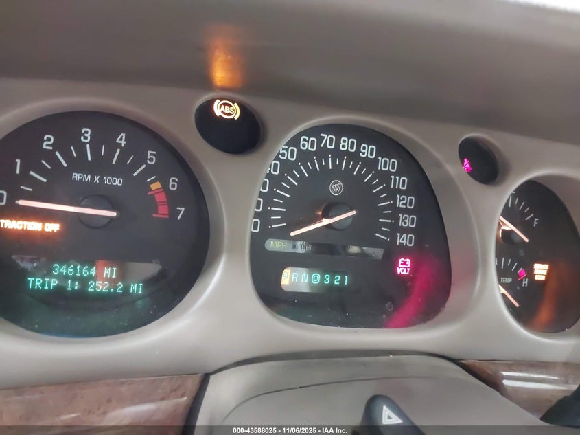 2001 Buick Lesabre Limited VIN: 1G4HR54K81U124895 Lot: 43588025