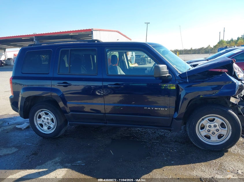 2017 JEEP PATRIOT SPORT FWD - 1C4NJPBA7HD149687