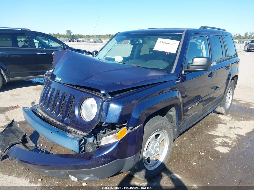 2017 JEEP PATRIOT SPORT FWD - 1C4NJPBA7HD149687
