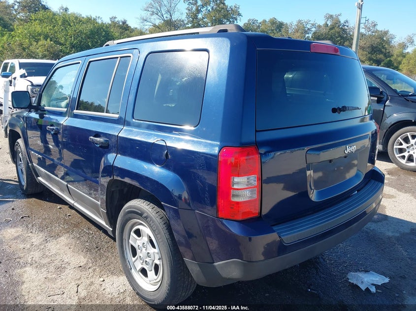 2017 JEEP PATRIOT SPORT FWD - 1C4NJPBA7HD149687