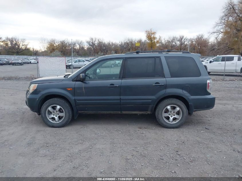 2006 Honda Pilot Ex VIN: 2HKYF18416H552746 Lot: 43588080