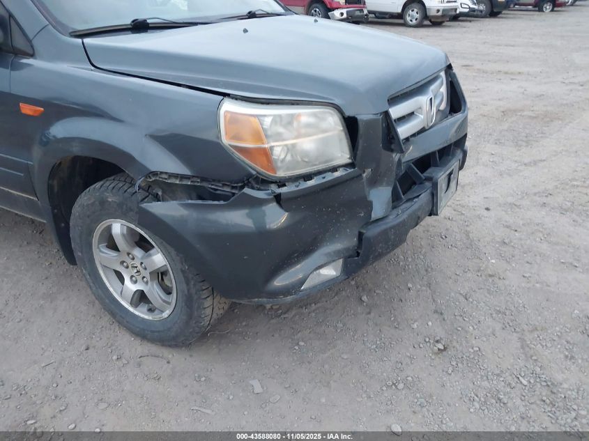 2006 Honda Pilot Ex VIN: 2HKYF18416H552746 Lot: 43588080