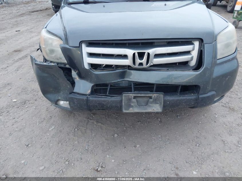 2006 Honda Pilot Ex VIN: 2HKYF18416H552746 Lot: 43588080