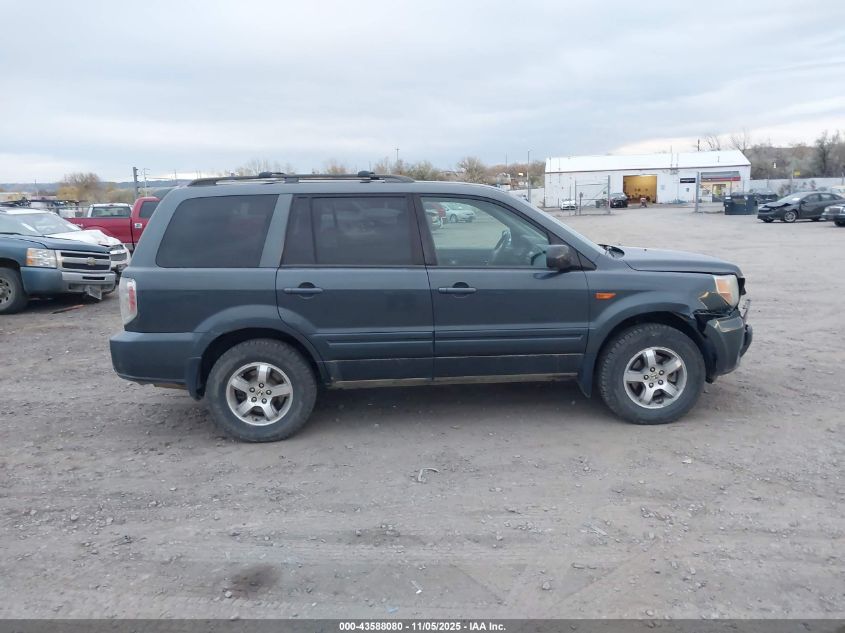 2006 Honda Pilot Ex VIN: 2HKYF18416H552746 Lot: 43588080
