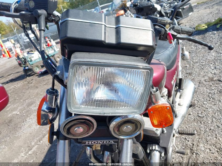 1983 Honda Cb650 Sc VIN: JH2RC1308DM013326 Lot: 43588226