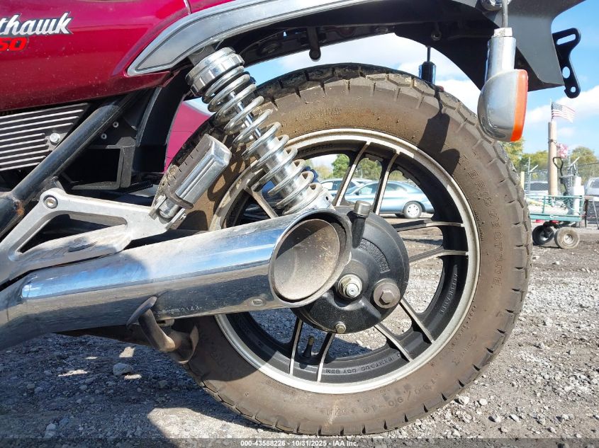 1983 Honda Cb650 Sc VIN: JH2RC1308DM013326 Lot: 43588226