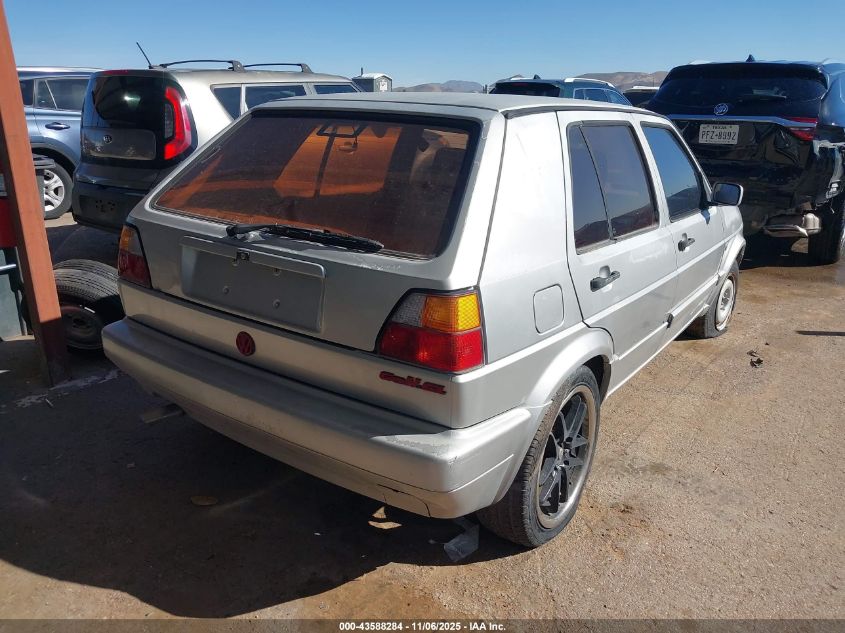 1990 Volkswagen Golf Gl VIN: 3VWFA21G2LM022207 Lot: 43588284