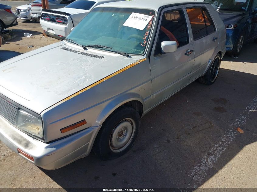 1990 Volkswagen Golf Gl VIN: 3VWFA21G2LM022207 Lot: 43588284