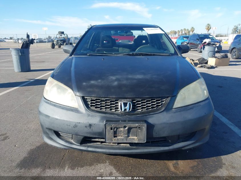 2004 Honda Civic Lx VIN: 1HGEM22674L049113 Lot: 43588289