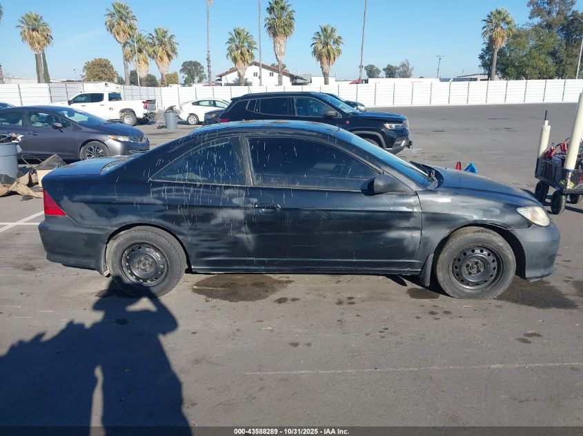 2004 Honda Civic Lx VIN: 1HGEM22674L049113 Lot: 43588289