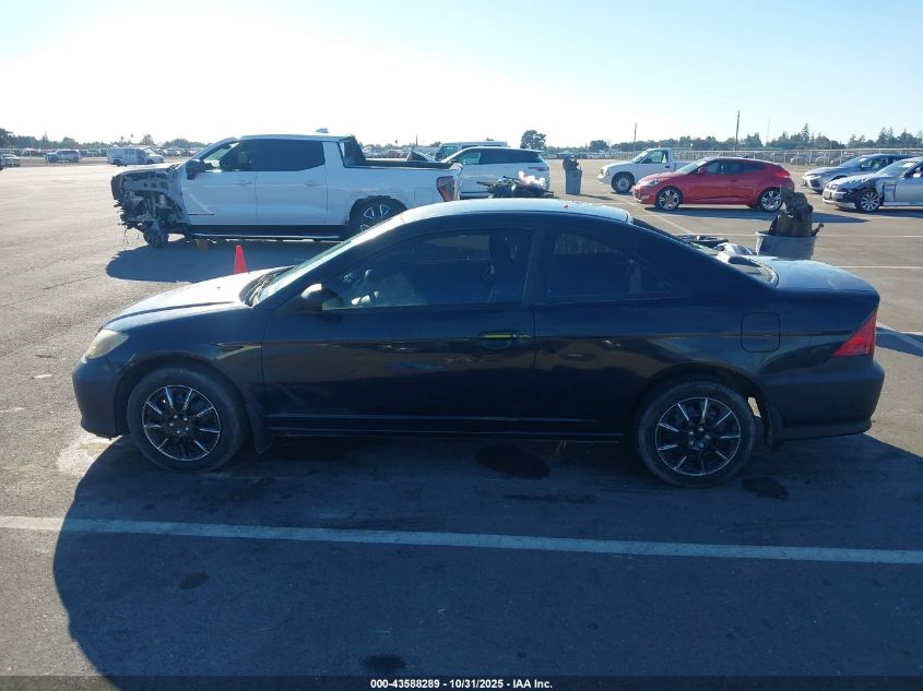 2004 Honda Civic Lx VIN: 1HGEM22674L049113 Lot: 43588289