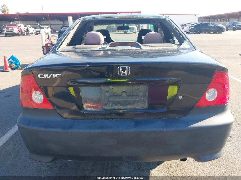 2004 Honda Civic Lx VIN: 1HGEM22674L049113 Lot: 43588289