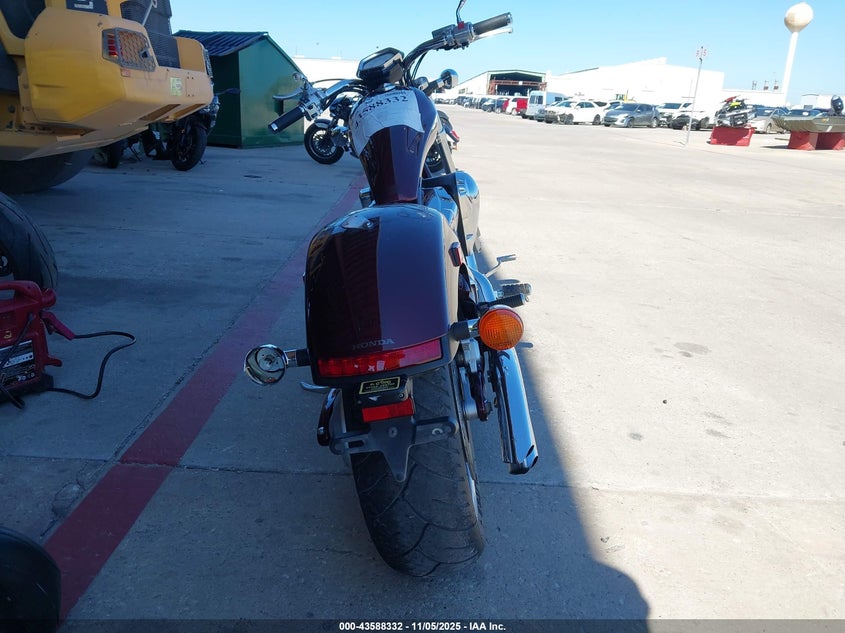 2011 Honda Vt1300 Cx VIN: JH2SC6105BK100627 Lot: 43588332