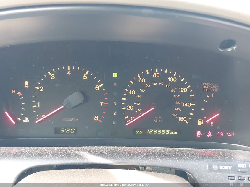 1993 Lexus Sc 400 VIN: JT8UZ30C0P0032538 Lot: 43588359