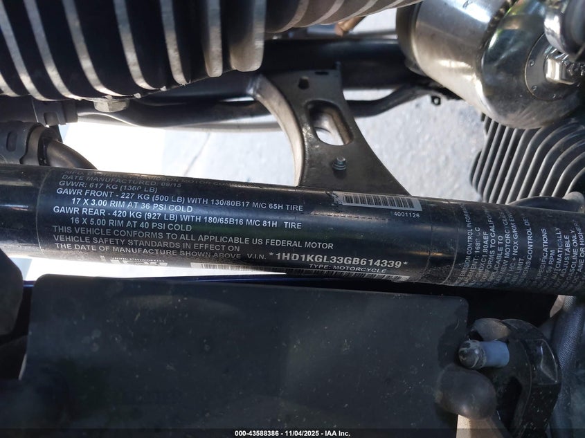 1HD1KGL33GB614339 2016 HARLEY-DAVIDSON ROAD GLIDE photo no. 10
