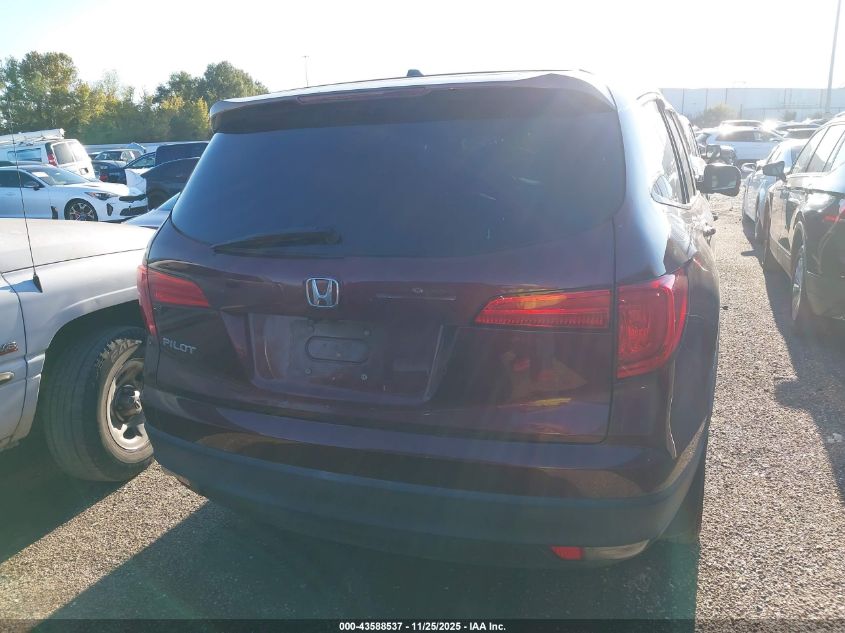 2018 Honda Pilot Ex-L VIN: 5FNYF5H55JB003994 Lot: 43588537