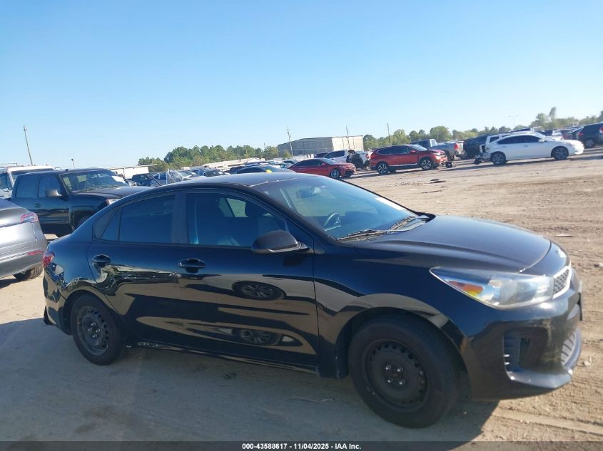 2020 Kia Rio Lx VIN: 3KPA24ADXLE261204 Lot: 43588617