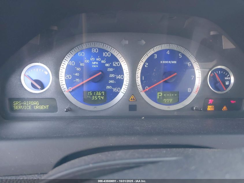 2007 Volvo S60 R VIN: YV1RH527272620820 Lot: 43588691