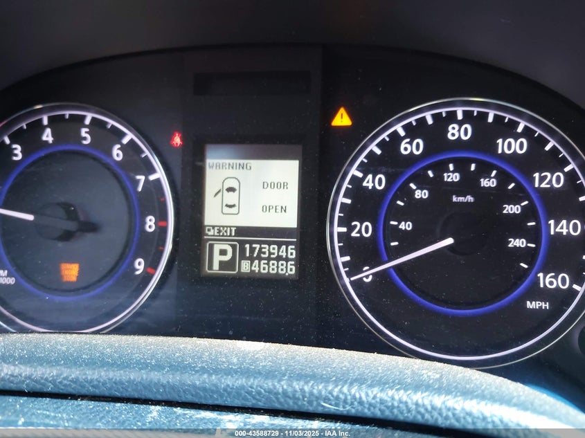 2012 Infiniti G37 Journey VIN: JN1CV6AP8CM930550 Lot: 43588729