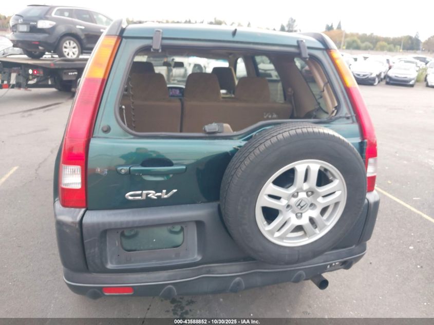 2002 Honda Cr-V Ex VIN: JHLRD78802C079544 Lot: 43588852