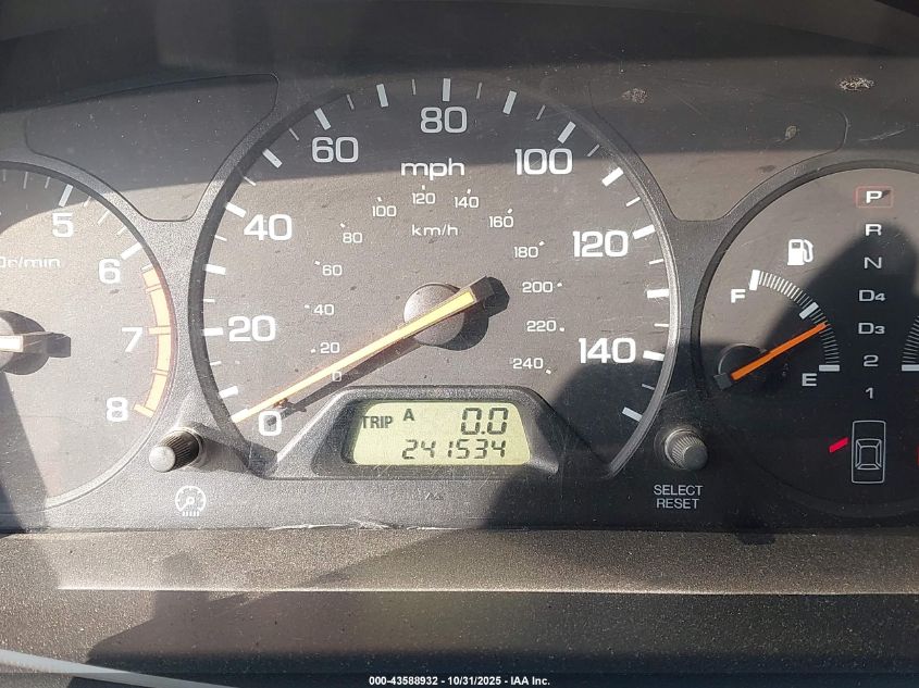 2002 Honda Accord 2.3 Lx VIN: 3HGCG66512G701659 Lot: 43588932