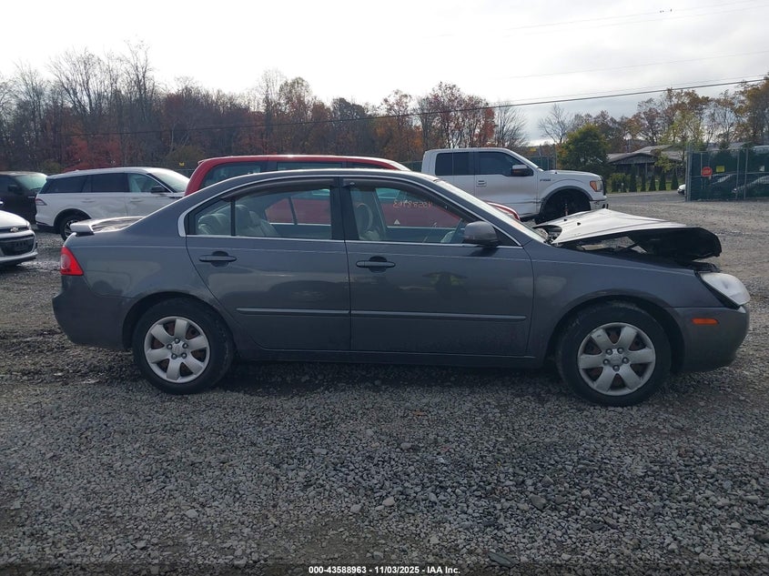2008 Kia Optima Lx VIN: KNAGE123785241708 Lot: 43588963
