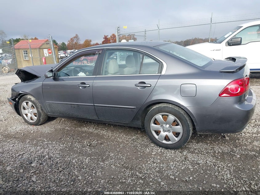 2008 Kia Optima Lx VIN: KNAGE123785241708 Lot: 43588963