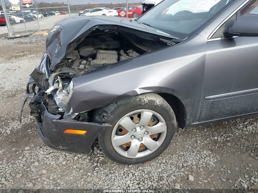 2008 Kia Optima Lx VIN: KNAGE123785241708 Lot: 43588963