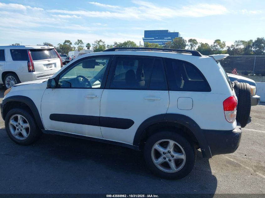 2001 Toyota Rav4 VIN: JTEHH20V610037151 Lot: 43588962